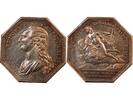 Frankreich 1 token Mines and Foundries of Burgundy, Louis XVI - Silver Token - Rare -
