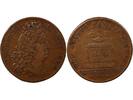 Frankreich 1 token Bâtiments Du Roi, Louis XIV - Jeton Cuivre 1711 -