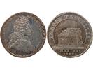Frankreich 1 token Galères Royales, Louis Alexandre De Bourbon, Compte De Toulouse - Jeton Argent 1737 -