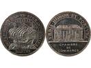 Frankreich 1 token Chambre de Commerce de Nantes - Jeton Argent, Sans Poincon Corne -