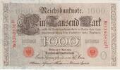 Deutschland 21/04/1910 1000 Mark Allegorical figures - Red seal - 1910 - 7 digit I / ST