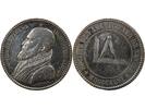 Frankreich 1 token Architects of Nantes, Philibert Delorme - Silver Token 1846 - Bee Punchmark (1860-1879) -