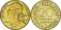 Frankreich 10 centimes 20 Centimes Marian - 1976 - From UNC Box Set BU