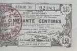 Frankreich 50 centimes 1916 50 Cents - Laon - Regional Coupon - 16-06-1916 - Serial 39 II / VZ