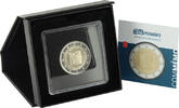Estland 2025 2 Euros Commémo. 2025 - 500 Years of Estonian Literature - In Capsule unz ( non circulé)