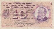 Schweiz 10 francs 10 Francs - Gottfried Keller - Carnation Flowers - 20-10-1955 - Serial 6H -