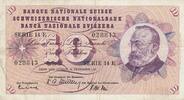 Schweiz 10 francs 10 Francs - Gottfried Keller - Carnation Flowers - 18-12-1958 - Serial 14E -