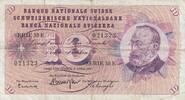 Schweiz 10 francs 10 Francs - Gottfried Keller - Carnation Flowers - 02-04-1964 - Serial 38E -