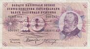 Schweiz 10 francs 10 Francs - Gottfried Keller - Carnation Flowers - 23-12-1965 - Serial 45A -