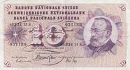 Schweiz 10 francs 10 Francs - Gottfried Keller - Carnation Flowers - 15-05-1968 - Serial 53S -