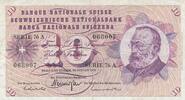 Schweiz 10 francs 10 Francs - Gottfried Keller - Carnation Flowers - 24-01-1972 - Serial 76A -