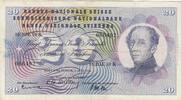 Schweiz 20 francs 20 Francs - Guillaume-Henri Dufour - Silver thistle - 05-07-1956 - Serial 10K -