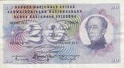 Schweiz 20 francs 20 Francs - Guillaume-Henri Dufour - Silver thistle - 22-12-1960 - Serial 24L -