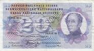 Schweiz 20 francs 20 Francs - Guillaume-Henri Dufour - Silver thistle - 24-01-1972 - Serial 86C -
