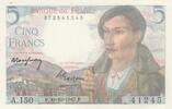 Frankreich 5 francs 5 Francs - Shepherd - 30-10-1947 - Serial A.150 -