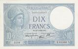 Frankreich 10 francs 10 Francs Minerva - 09-01-1941 - Serial X.83366 -