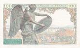Frankreich 1942 100 Francs Descartes - Proof with watermark - UNIFACE - (21-07-1944) I / ST