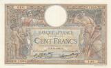 3 livres 1926 Frankreich 100 Francs - Banque de France - 09-11-1926 - Serial W.15964 II / VZ+