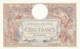 100 francs 1937 Frankreich 100 Francs - Luc Olivier Merson - 02-12-1937 - Serial V.56039 I- / VZ+ / VZ-ST