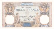 Frankreich 1000 francs 1000 Francs Ceres and Mercury - 30-06-1927 - Serial O.2955 - last issuing date for this type -