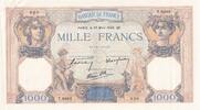 Frankreich 1000 francs 1000 Francs Ceres and Mercury - 30-03-1939 - Serial T.6865 -