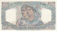 Frankreich 1948 1000 Francs - Minerva and Hercules - 27-05-1948 - Serial S.438 I / ST