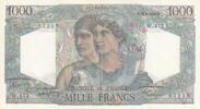 Frankreich 1000 francs 1000 Francs - Minerva and Hercules - 26-08-1948 - Serial W.472 -