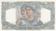 Frankreich 1948 1000 Francs - Minerva and Hercules - 26-08-1948 - Serial V.486 I / ST