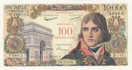 Frankreich 100 nf sur 10000 francs 1958 100 NF / 10000 Francs - Bonaparte - 30-10-1958 - Serial D.145 II / VZ+