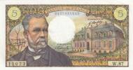 Frankreich 5 francs 5 Francs - Pasteur - 06-02-1969 - Serial W.87 -