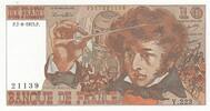 Frankreich 10 francs 10 Francs - Berlioz - 07-08-1975 - Serial Y.223 -