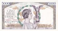 Frankreich 1938 5000 Francs Victory - 13-10-1938 - Serial B.57 II / VZ+