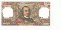 Frankreich 1978 100 Francs - Corneille - 02-02-1978 - Serial Z.1148 - Fauté I- / VZ+ / VZ-ST