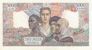 Frankreich 5000 francs 5000 Francs - French Empire - 04-10-1945 - Serial N.1484 -