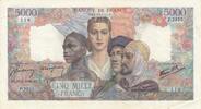 5000 francs 1946 Frankreich 5000 Francs - French Empire - 31-05-1946 - Serial P.2355 II / VZ