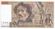 Frankreich  100 Francs - Delacroix - 1987 - Serial J.121 I / ST