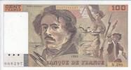 100 francs 1995 Frankreich 100 Francs - Delacroix - 1995 - Serial N.298 - Last Alphabet I / ST