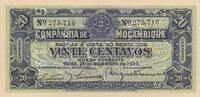 Mosambik 20 centavos R.29 20 Centavos, Arms - 1933 -