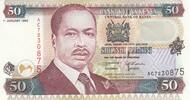 Kenia 50 shillings 50 Shillings - Daniel Toroitich Arap Moi - Camels - 01-01-1996 - Serial AC -