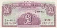 Großbritannien 1 pounds 1 Pound - British Armed Forces - 1962 - Serial K -