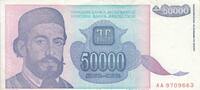 Jugoslawien 50000 dinara 50000 dinara - Petar II - Prince of Monténégro - 1993 -