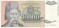 Jugoslawien 10000 dinara 10000 dinara - Vuk Stefanović Karadžić - 1993 -