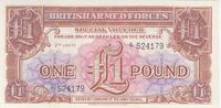 Großbritannien 1 pounds 1 Pound - British Armed Forces - 3rd Series - 1956 - Serial E -