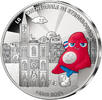 Frankreich Mint 10 euros Strasbourg Cathedral - 10 Euros Silver Colour 2024 (CDM) - France hosts the Games - Mascots Paris 2024 - Wave 1 -