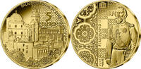 Frankreich Mint 5 euros PALACIO DA PENA - Unesco Series - 5 Euro Gold BE 2023 -