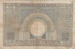 50 francs 1945 Marokko 50 Francs - 01-03-1945 - Serial Q.1263 IV / S