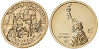USA 1 dollar 1 Dollar - American Innovation - Michigan - P Philadelphia - 2025 -