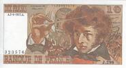 Frankreich 10 francs 10 Francs - Berlioz - 02-06-1977 - Serial J.298 -