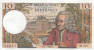 Frankreich 10 francs 10 Francs - Voltaire - 06-04-1967 - Serial M.320 -