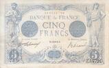 Frankreich 5 francs 5 Francs - Blue - 03-11-1916 - Serial Z.14724 -